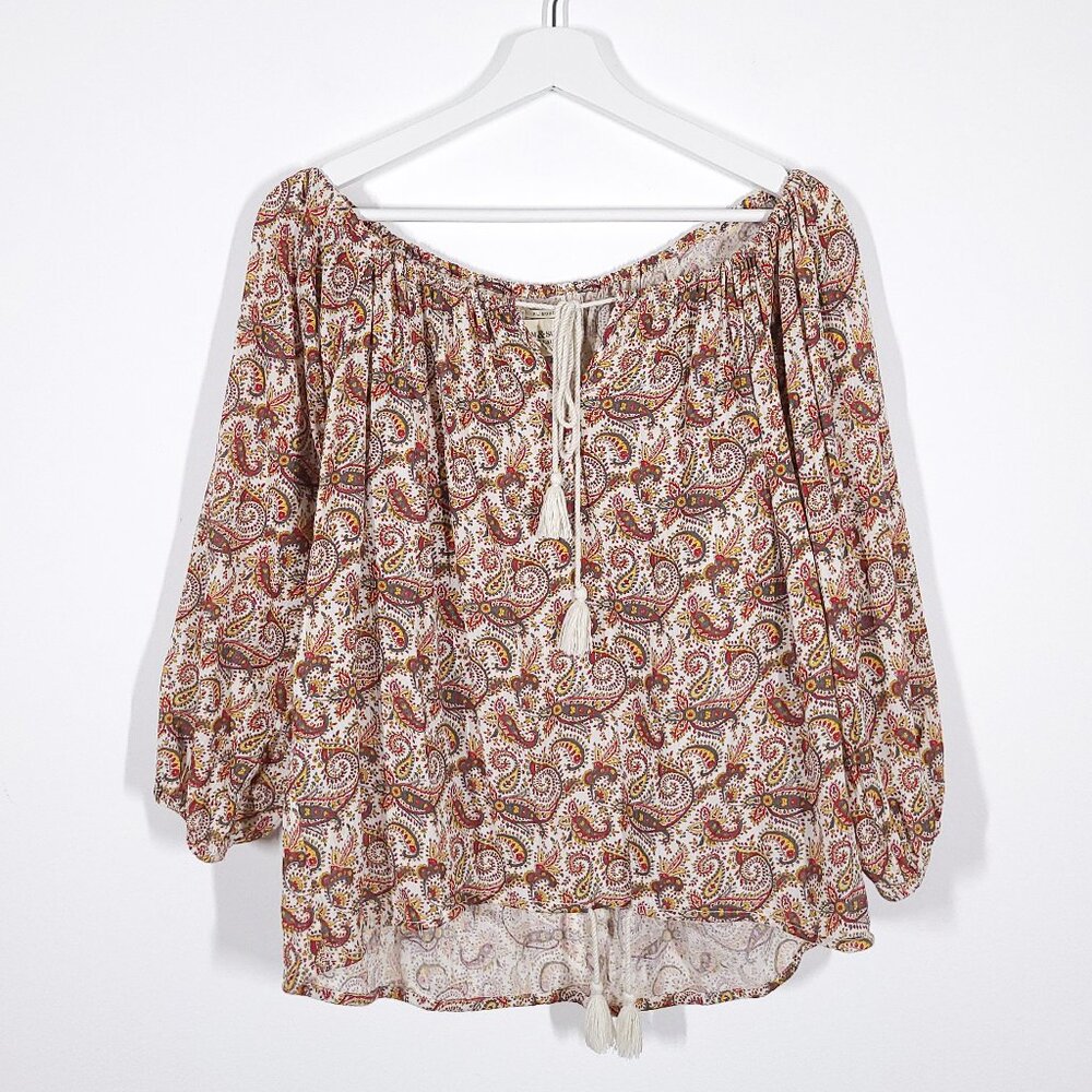 Denim & Supply Ralph Lauren Paisley Peasant Top